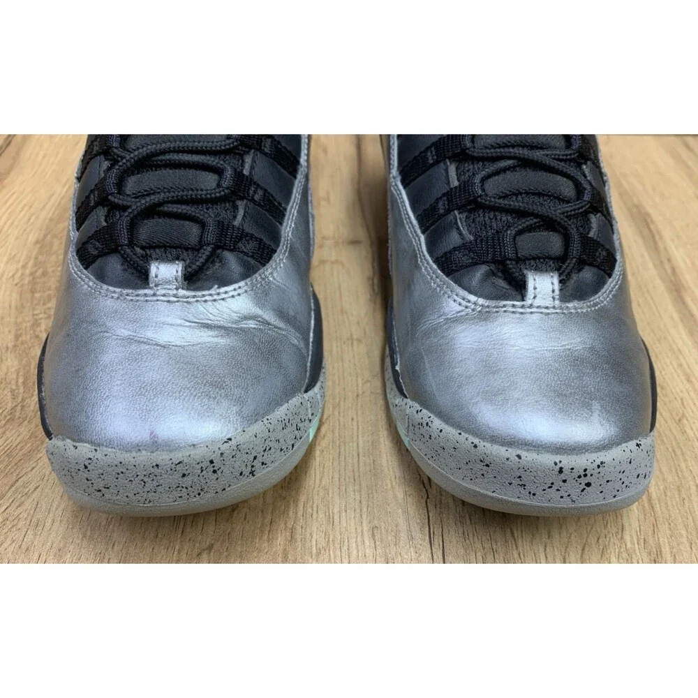 Air Jordan 10 Retro Lady Liberty GS 7Y Dust Black Teal 705179-045 2015